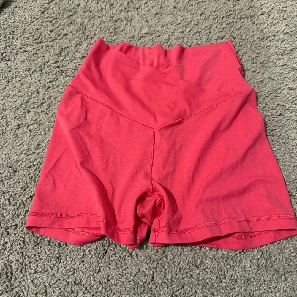 Aerie Women's Bright Pink Bike Shorts